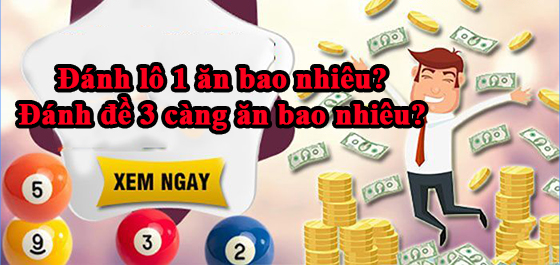 Tỉ lệ ăn khi trúng lô 3 càng Tỉ lệ ăn khi trúng lô 3 càng